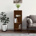 vidaXL Buffet chêne marron 34 5x32 5x90 cm bois d'ingénierie