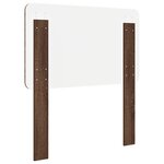 vidaXL Tête de lit Chêne brun 100 cm Bois d'ingénierie