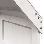 vidaXL Toit de lit pour enfants blanc 60x99x139 5cm bois de pin massif