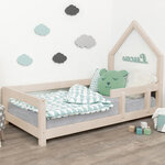 Lit cabane enfant POPPI 120 x 190 beige 1