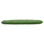 vidaXL Coussin de Dos Vert clair 180 x 50 cm Tissu en velours côtelé
