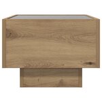 vidaXL Table d'appoint chêne artisanal 40 x 40 x 30 cm