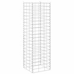 vidaXL Lits surélevés en gabion 3 Pièces 30x30x100 cm Fer