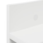 vidaXL Porte-manteau mural Blanc 100 x 10.5 x 18 cm Bois d'ingénierie