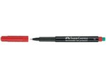 Marqueur permanent MULTIMARK  513 F  rouge FABER-CASTELL