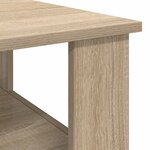 vidaXL Table basse Chêne Sonoma 57 x 55 x 45 cm Bois d'ingénierie