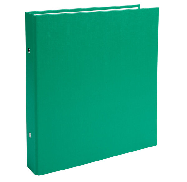 Classeur rembordé polypropylène format ecolier 4 anneaux 25mm - 230x215mm  vert EXACOMPTA