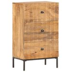 vidaXL Buffet 45x30x75 cm Bois de manguier massif