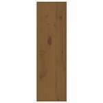 vidaXL Armoires murales 2 Pièces Marron miel 30x30x100 cm Pin massif