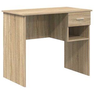 vidaXL Bureau Chêne Sonoma 90 x 49 x 75 cm Bois d'ingénierie