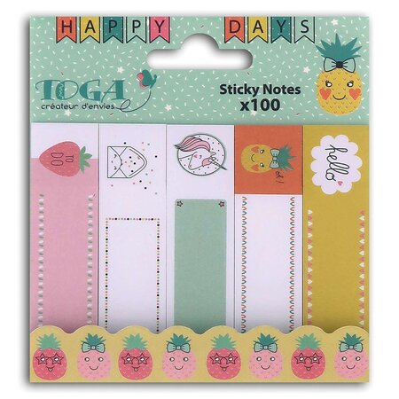 100 Sticky Notes Happy Days - Draeger paris