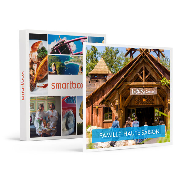SMARTBOX - Coffret Cadeau 2 jours en famille au Parc Astérix en 2023 avec nuit à l’Hôtel La Cité Suspendue 3* en haute saison -  Séjour