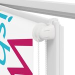 vidaXL Store enrouleur de douche 110x240 cm largeur du tissu 106 cm