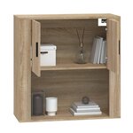 vidaXL Armoire murale Chêne sonoma 80x33x80 cm Bois d'ingénierie