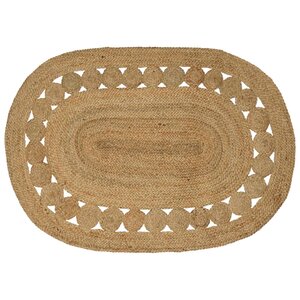 vidaXL Tapis de surface Naturel 100 x 152 cm Jute