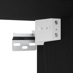 Ensemble de 7 meubles TV vidaXL muraux en bois d'ingénierie chêne noir