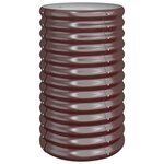 vidaXL Jardinière de jardin Acier galvanisé 40x40x68 cm Marron