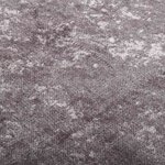 vidaXL Tapis lavable gris 400x300 cm antidérapant