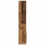 vidaXL Buffet haut vieux bois 92x33x180 cm bois d'ingénierie