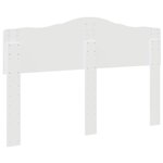 vidaXL Tête de lit avec tête de lit Blanc 160 cm Bois d'ingénierie