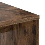 vidaXL Bureau Chêne fumé 102 x 50 x 124 cm Bois d'ingénierie