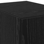 vidaXL Meuble Haut Chêne Noir 40x42 5x185 cm Bois d'ingénierie