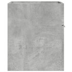 vidaXL Armoire d'évier Gris béton 60x38 5x46 cm Aggloméré