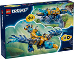 LEGO Dreamzzz 71512 - Sous-marin crocodile transformable 2-en-1  1 107 pièces  dès 8 ans