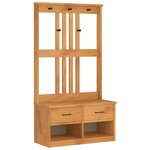 vidaXL Portemanteau SANDNES 87x40x159 5 cm bois massif pin