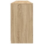 vidaXL Buffet avec lumières LED chêne sonoma 181 5x37x67 cm