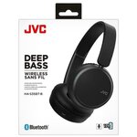 Jvc has35btbu wireless bluetooth on-ear headphone¦bass boost¦10m¦black
