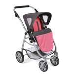 Bayer Chic 2000 637-41 - Poussette pour poupées  3 en 1 EMOTION - anthracite-rose