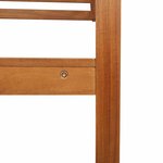 vidaXL Chaise de jardin 2 Pièces Marron 50 x 50 x 91cm