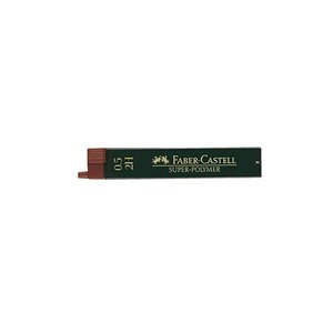 Boîte de 12 mines 0 5 mm Super Polymère 9065 S 2H x 12 FABER-CASTELL