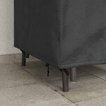 vidaXL Housse de chaise de jardin Noir 75 x 78 x 65 / 100 cm Tissu 600D