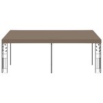 vidaXL Belvédère mural 6x3x2 5 m Taupe