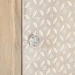 vidaXL Table de chevet 40x30x50 cm bois massif manguier et fer