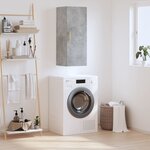 vidaXL Armoire murale gris béton 34 5x34x90 cm