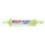 Marqueur acryl 3d dble pointe 5400 vert pastel 2-3 mm  5-10 mm EDDING
