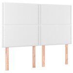 vidaXL Cadre de lit sans matelas blanc 140x200 cm similicuir