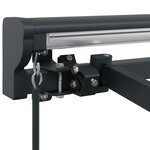 vidaXL Cadre d'auvent semi-cassette   rétractable  manuel