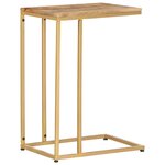 vidaXL Table d'appoint 35x45x65 cm bois de manguier massif