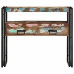 vidaXL Table console 90 x 33 x 75 cm bois de récupération massif