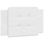 vidaXL Cadre de lit sans matelas Zadar blanc 80x200 cm similicuir