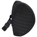 vidaXL Coussin pour le cou Réglable Noir 30 5 x 21 5 x 13 cm Maille 4D