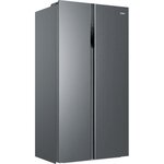 Haier hsr3918fnpg - réfrigérateur américain - 504l (337+167) - froid ventilé - l90 8 x h177.5 cm - inox