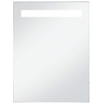 vidaXL Miroir mural à LED pour salle de bains 60x80 cm