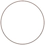 vidaXL Anneau de jardinière Marron 80 x 80 x 20 cm Acier patiné