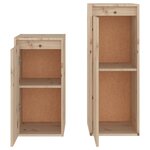 vidaXL Meubles TV 2 Pièces Bois massif de pin