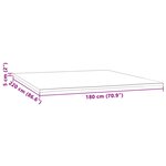 vidaXL Sur-matelas 180x220x5 cm